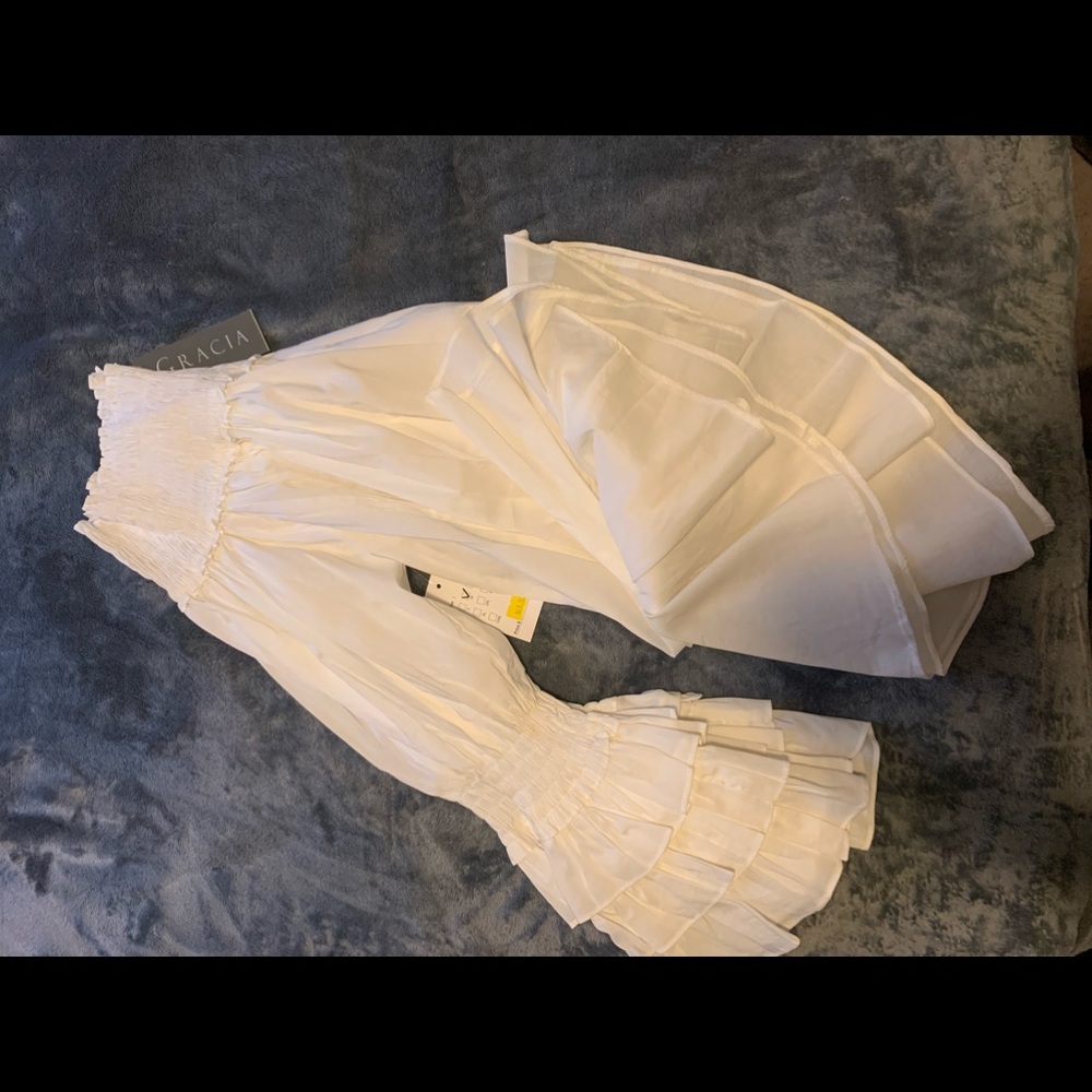 White Flowing Dress